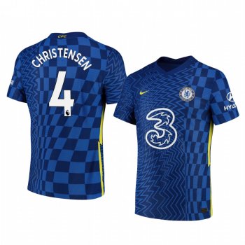 Chelsea Andreas Christensen Navy Home Vapor Match Men's Jersey 2021-22