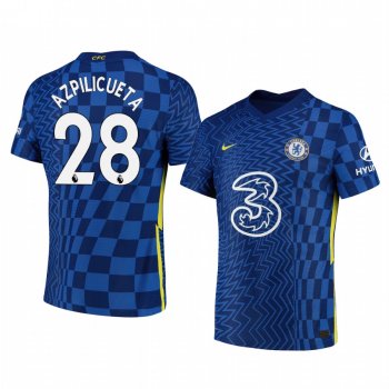 Chelsea César Azpilicueta Navy Home Vapor Match Men's Jersey 2021-22