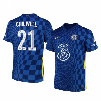 Chelsea Ben Chilwell Navy Home Cup Men's Jersey 2021-22