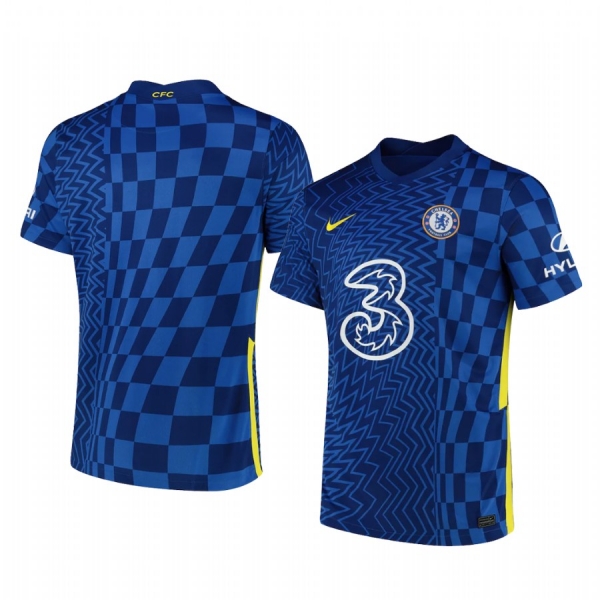 Chelsea Navy Home Cup Men's Jersey 2021-22