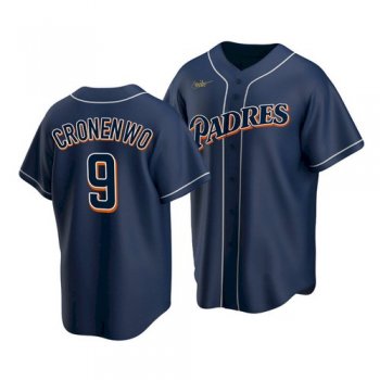 San Diego Padres #9 Jake Cronenworth Navy 2021 Collection Jersey