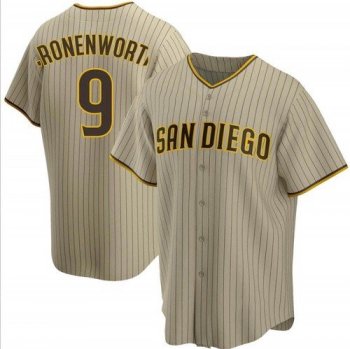 San Diego Padres #9 Jake Cronenworth Jersey Tan Brown 2021 Alternate