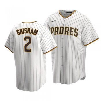 San Diego Padres #2 Trent Grisham White 2021 Home Player Jersey