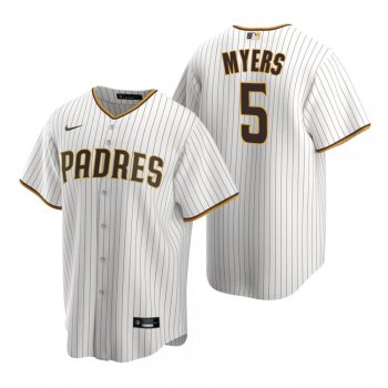 Men's San Diego Padres Wil Myers Nike White Brown Replica Home Jersey