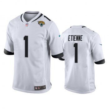 Jacksonville Jaguars Travis Etienne White Game Jersey