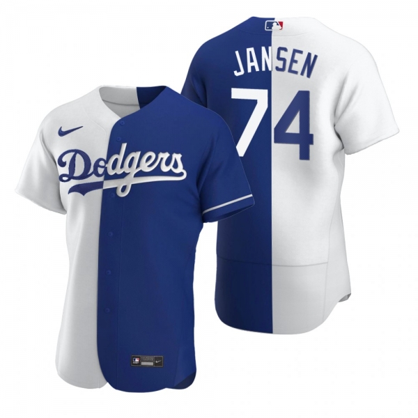 Los Angeles Dodgers Kenley Jansen Nike Royal Authentic Color Split Jersey