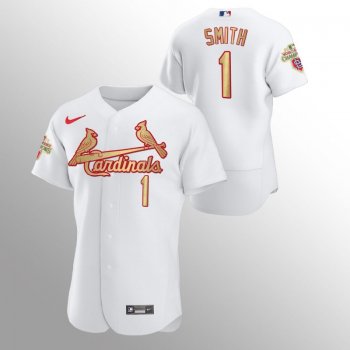 St. Louis Cardinals Ozzie Smith White Nike 2011 World Series Champions Jersey