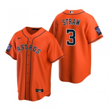 Houston Astros Myles Straw Orange 2021 All-Star Game Alternate Replica Jersey