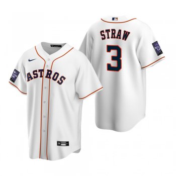 Houston Astros Myles Straw White 2021 All-Star Game Home Replica Jersey