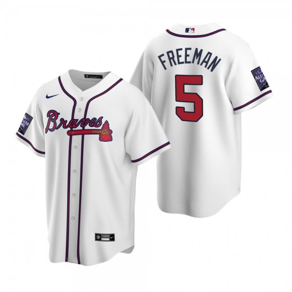 Atlanta Braves Freddie Freeman White 2021 All-Star Game Alternate Replica Jersey