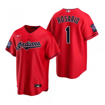 Cleveland Indians Amed Rosario Red 2021 All-Star Game Alternate Replica Jersey