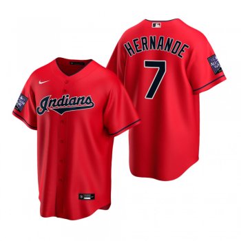 Cleveland Indians Cesar Hernandez Red 2021 All-Star Game Alternate Replica Jersey