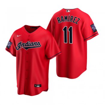 Cleveland Indians Jose Ramirez Red 2021 All-Star Game Alternate Replica Jersey