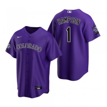 Colorado Rockies Garrett Hampson Purple 2021 All-Star Game Alternate Replica Jersey