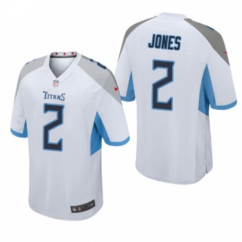 Tennessee Titans Julio Jones White Game Jersey