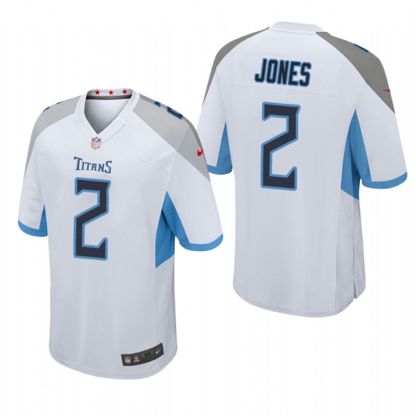 Tennessee Titans Julio Jones White Game Jersey