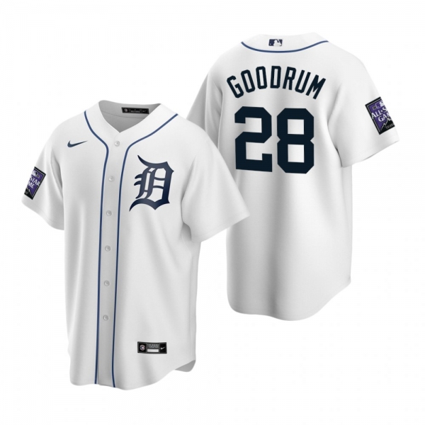 Detroit Tigers Niko Goodrum White 2021 All-Star Game Home Replica Jersey