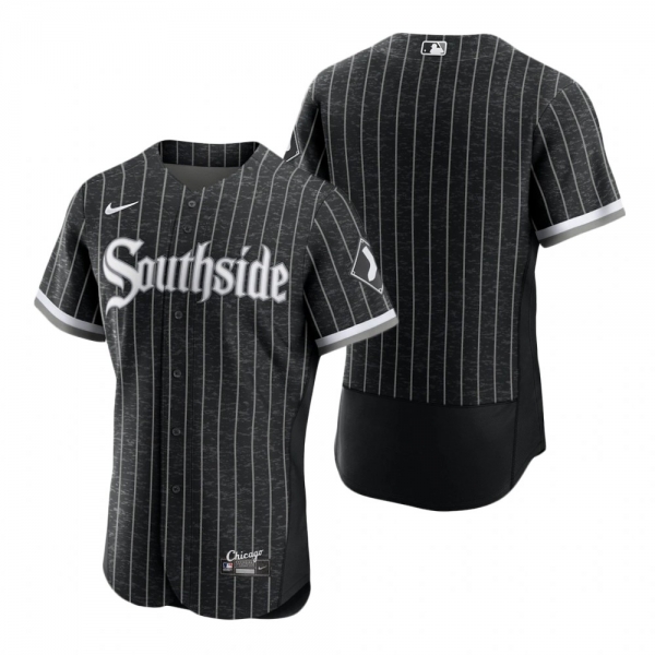 Men's Chicago White Sox Black 2021 City Connect Authentic Jersey