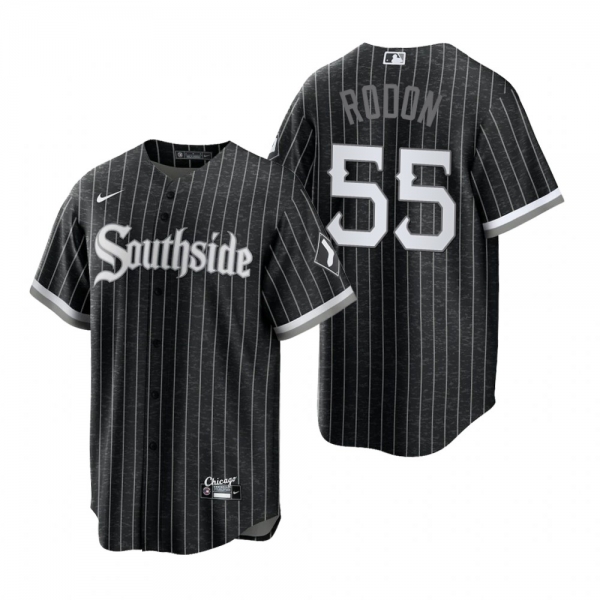 Chicago White Sox Carlos Rodon Black 2021 City Connect Replica Jersey