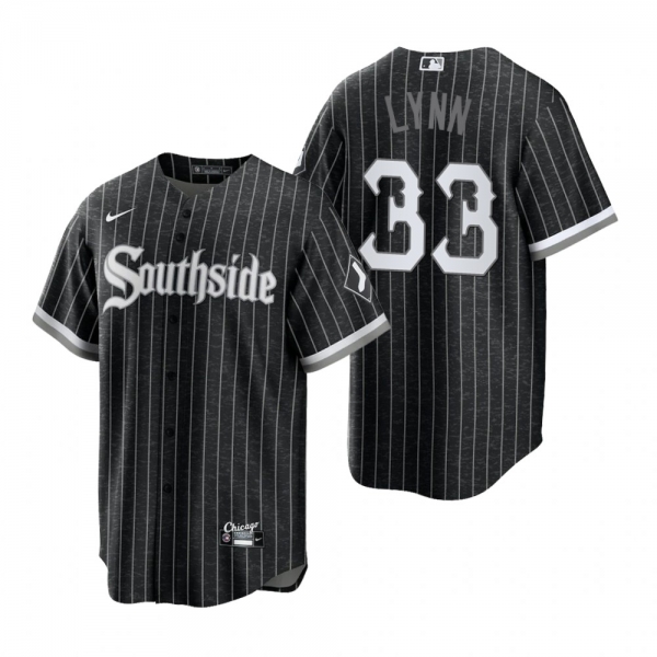 Chicago White Sox Lance Lynn Black 2021 City Connect Replica Jersey