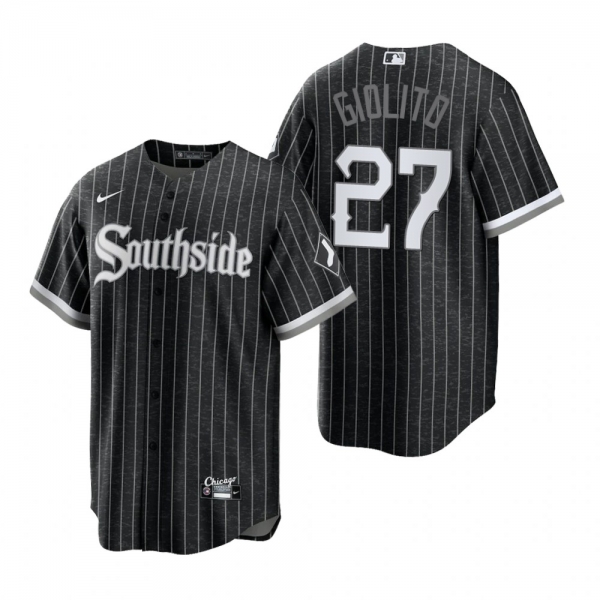 Chicago White Sox Lucas Giolito Black 2021 City Connect Replica Jersey