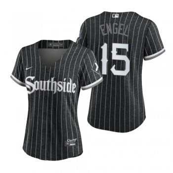 Women's Chicago White Sox Adam Engel Black 2021 City Connect Replica Jersey