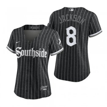 Women's Chicago White Sox Bo Jackson Black 2021 City Connect Replica Jersey