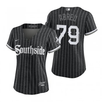 Women's Chicago White Sox Jose Abreu Black 2021 City Connect Replica Jersey