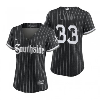 Women's Chicago White Sox Lance Lynn Black 2021 City Connect Replica Jersey