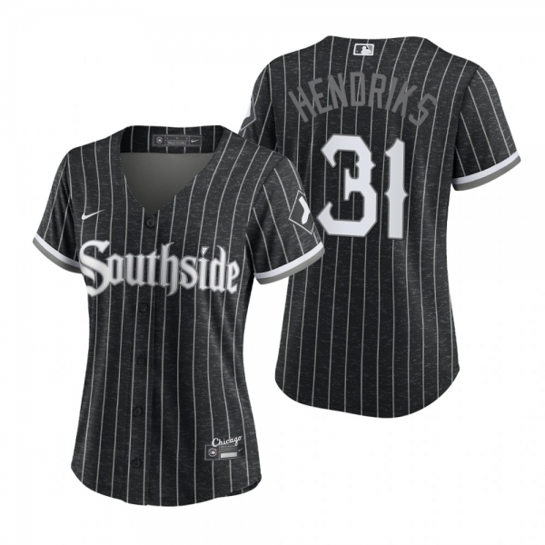 Women's Chicago White Sox Liam Hendriks Black 2021 City Connect Replica Jersey