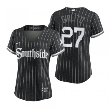 Women's Chicago White Sox Lucas Giolito Black 2021 City Connect Replica Jersey