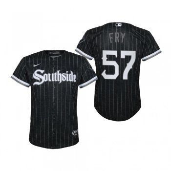 Youth Chicago White Sox Jace Fry Nike Black 2021 City Connect Replica Jersey