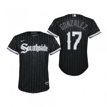 Youth Chicago White Sox Luis Gonzalez Nike Black 2021 City Connect Replica Jersey