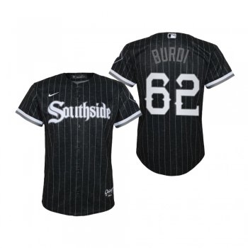 Youth Chicago White Sox Zack Burdi Nike Black 2021 City Connect Replica Jersey