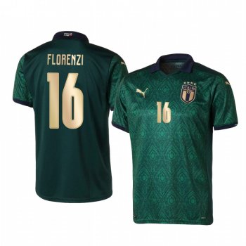 Alessandro Florenzi Italy national football team 2021 Third Men's Green Replica Jersey