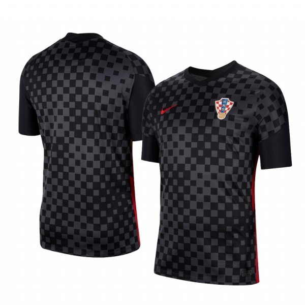 Croatia National Team 2020-21 Away Men's Black Breathe Jersey