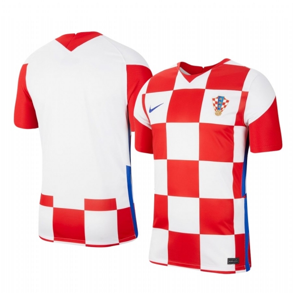 Croatia National Team 2020-21 Home Men's White Red Breathe Jersey