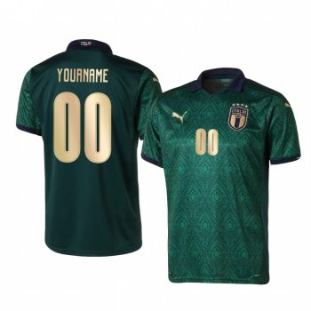 Custom Italy national football team 2021 Third Men's Green Replica Jersey