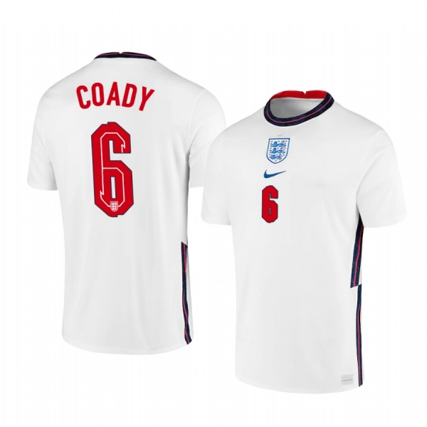 England National Team Conor Coady Men's Home Stadium Replica Jersey