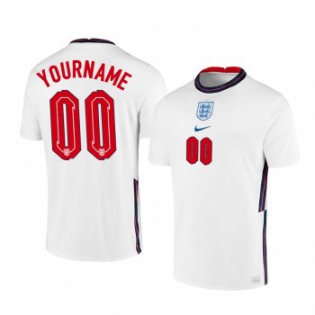 Custom England National Team Men's Home Stadium Replica Jersey