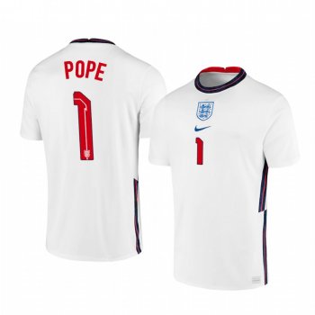 England National Team Nick Pope Men's Home Stadium Replica Jersey