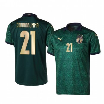 Gianluigi Donnarumma Italy national football team 2021 Third Men's Green Replica Jersey