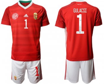 Hungary 1 GULACSI Home UEFA Euro 2020 Soccer Jersey