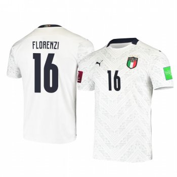 Italy national football team Alessandro Florenzi Men's 2021 Away Replica Jersey