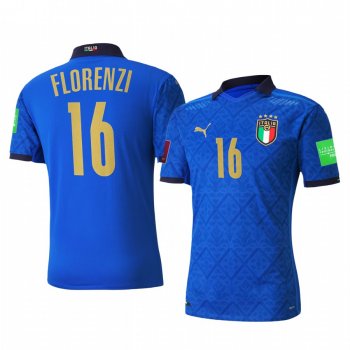 Italy national football team Alessandro Florenzi Men's 2021 Home Replica Jersey