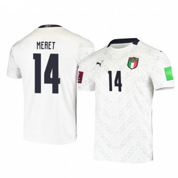 Italy national football team Alex Meret Men's 2021 Away Replica Jersey