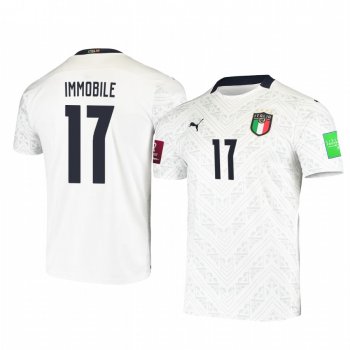 Italy national football team Ciro Immobile Men's 2021 Away Replica Jersey