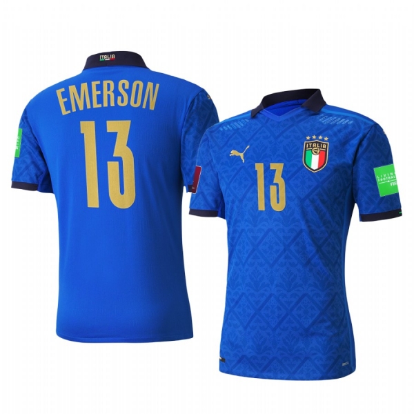 Italy national football team Emerson Palmieri Men's 2021 Home Replica Jersey