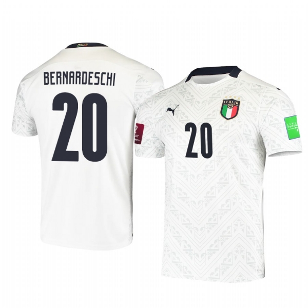 Italy national football team Federico Bernardeschi Men's 2021 Away Replica Jersey