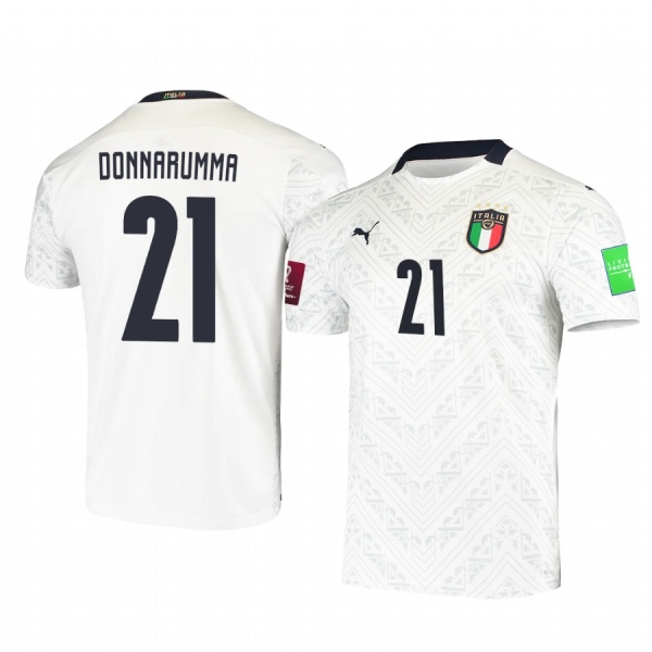 Italy national football team Gianluigi Donnarumma Men's 2021 Away Replica Jersey